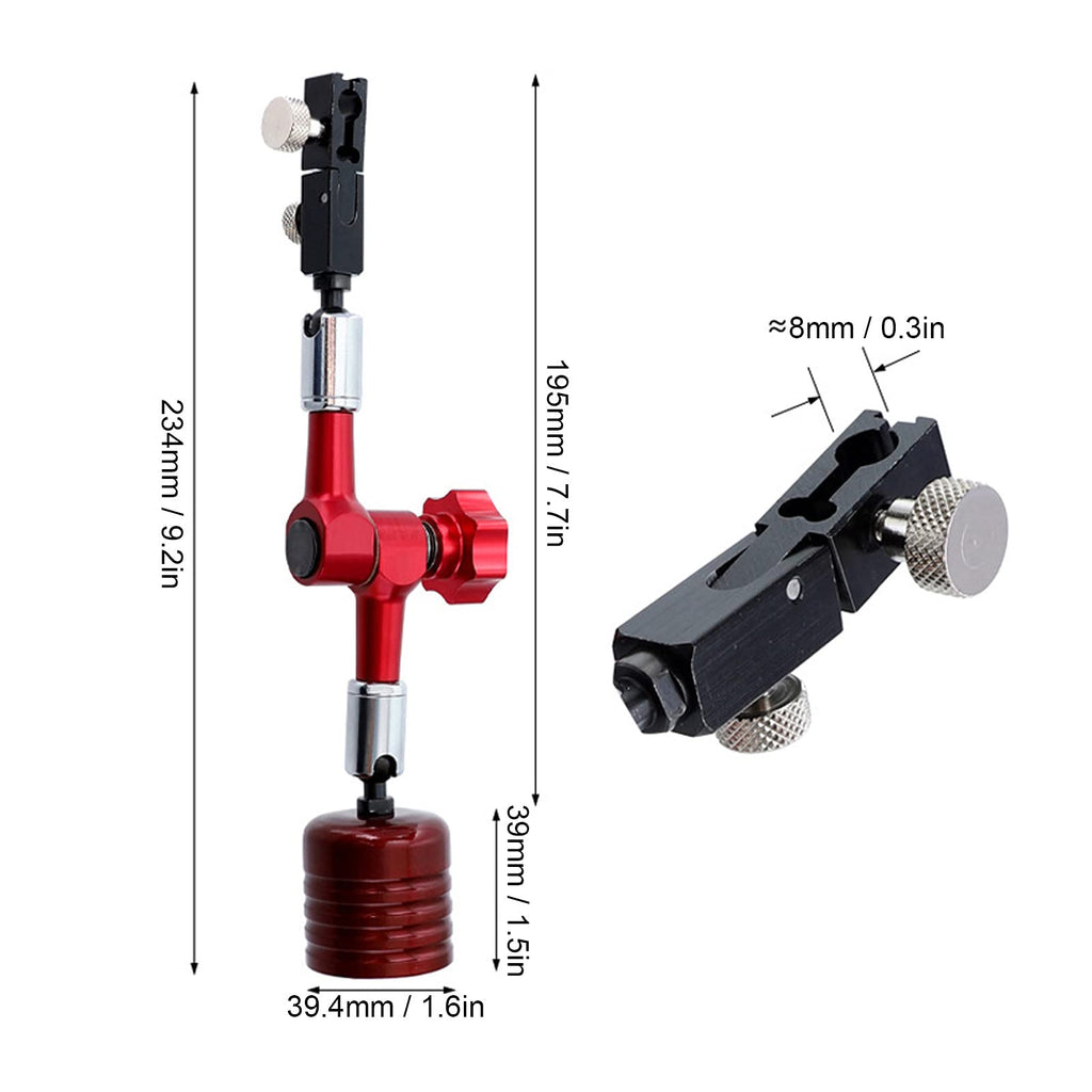 Kooingtech Magnetic Base Indicator Holder 50kg Pull Dial Indicator Holder