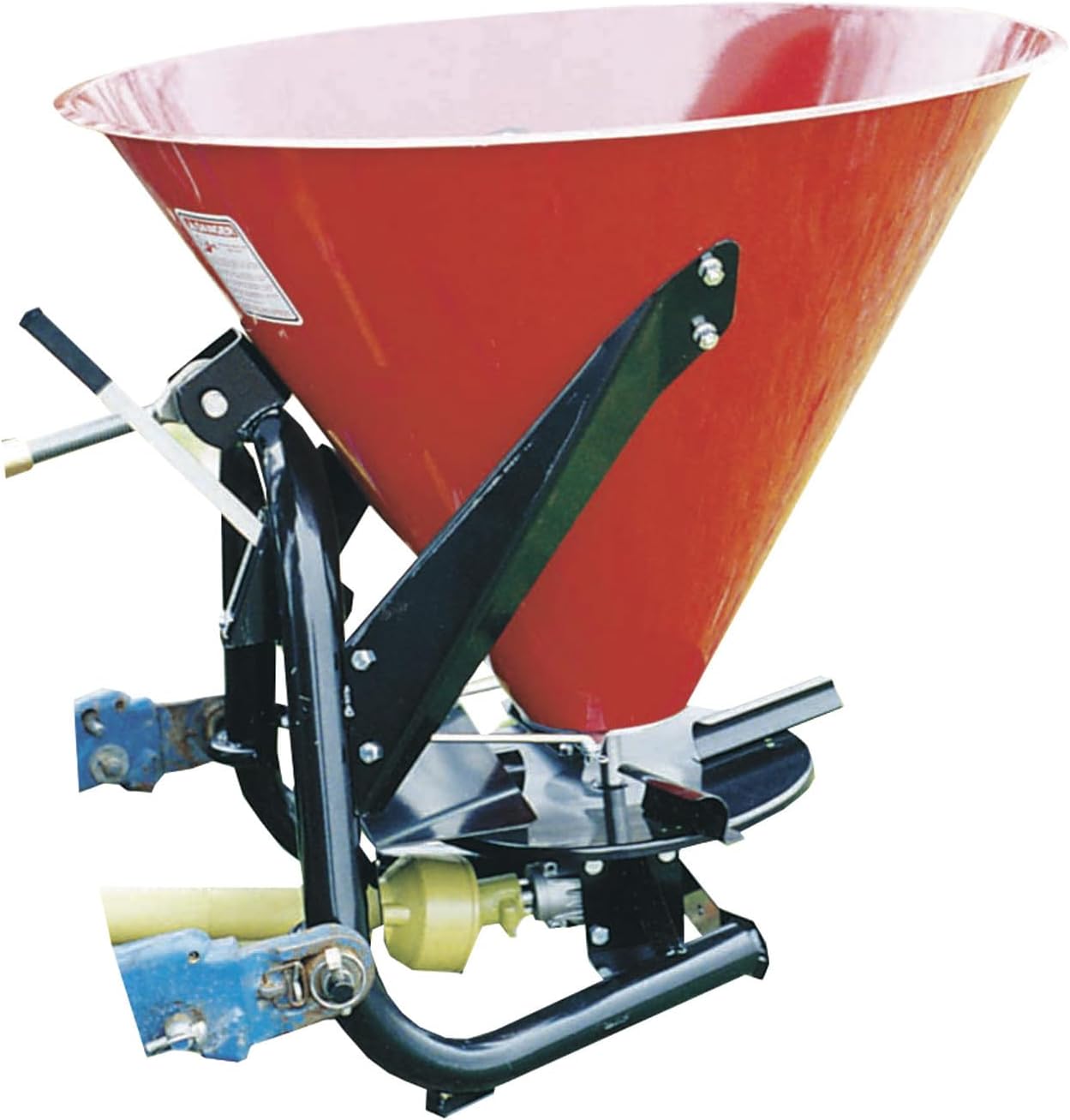 Farm Star 3-Pt. Spreader with Gearbox and PTO Driveline - Category 0-1, 500-Lb. Capacity