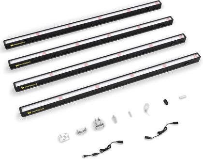 T5 Grow Lights for Indoor Plants 2FT, Red-Enhanced Full Spectrum 5000K Grow Light, 60W(4 x 15W), Grow Light Strips