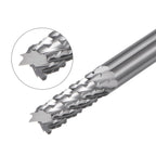 uxcell 10Pcs 3.175mm Carbide End Mill Engraving Milling Cutter CNC Router Bit for PCB Machine, 1/8" Shank