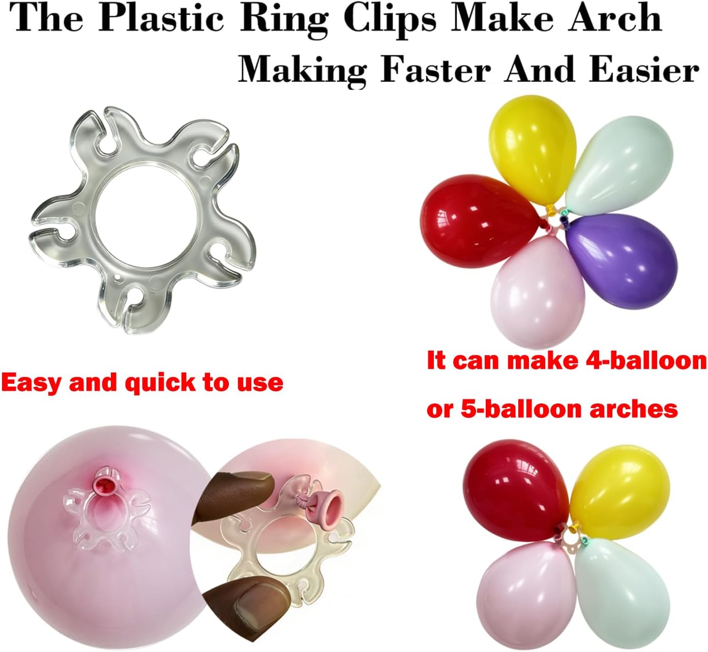 12ft White Table Balloon Arch Kit, Balloon Arch Stand Frame for Birthday Party Wedding and Graduation Decorations