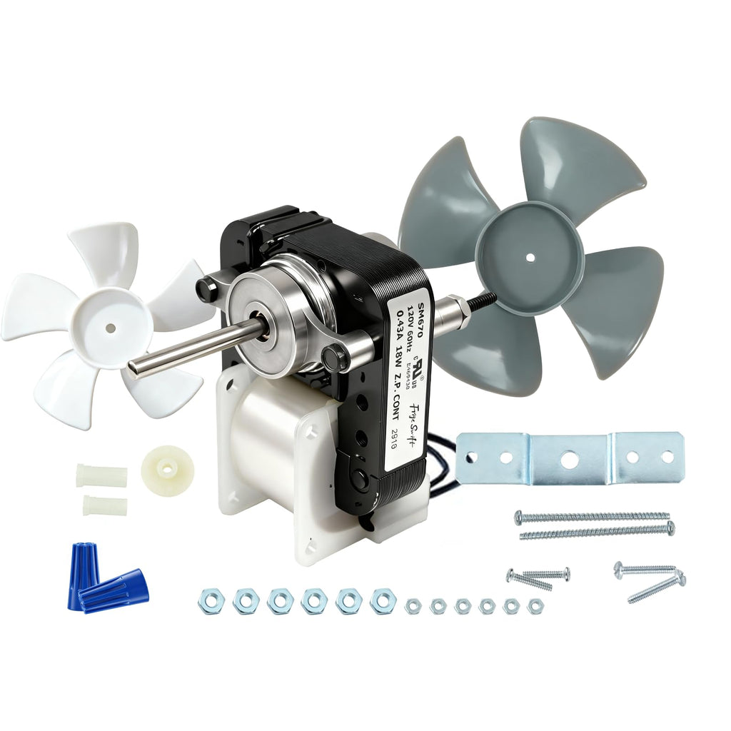 FrigeSwift EP670 SM670 Blower Motor Kit 3000RPM 120V Universal Replacement
