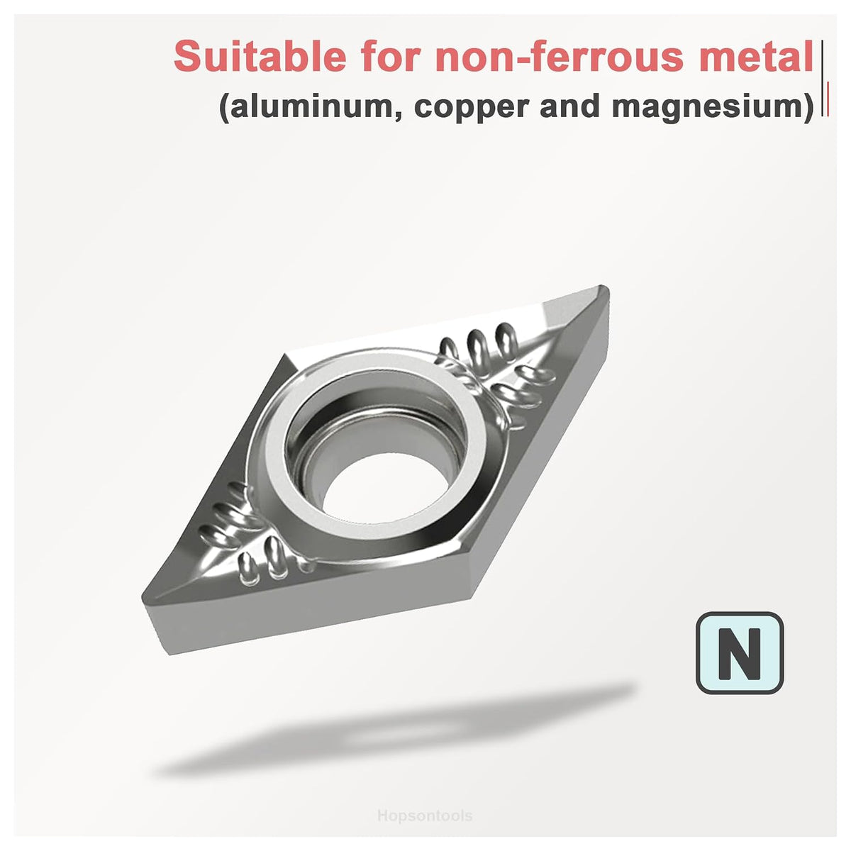 DCGT21.51 (DCGT070204) Indexable Carbide Inserts for Aluminium 10pcs