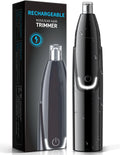 Rechargeable Ear and Nose Hair Trimmer - 2026 Professional Painless Eyebrow & Facial Hair Trimmer for Men Women