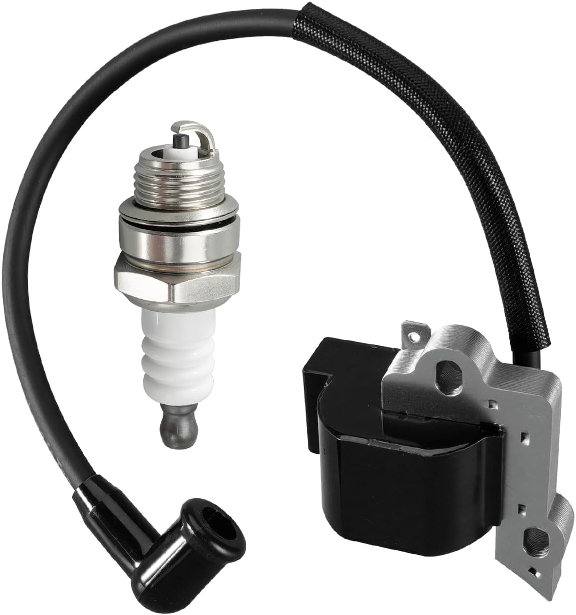 Ignition Coil with Spark Plug Fit for Craftsman Troy-Bilt Backpack Blower