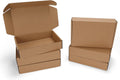 6 Pack 9x6x2 inch Small Shipping Boxes, Brown Mailing Boxes