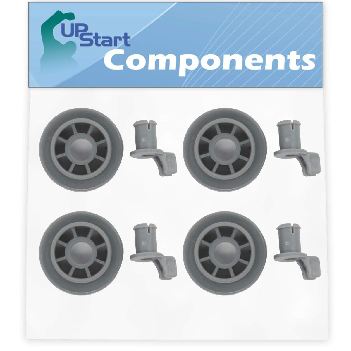 4x 165314 Dishwasher Lower Dishrack Wheel for Bosch SHE33M02UC/48