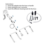 Vacuum Head with Brush for Air Conditioners
