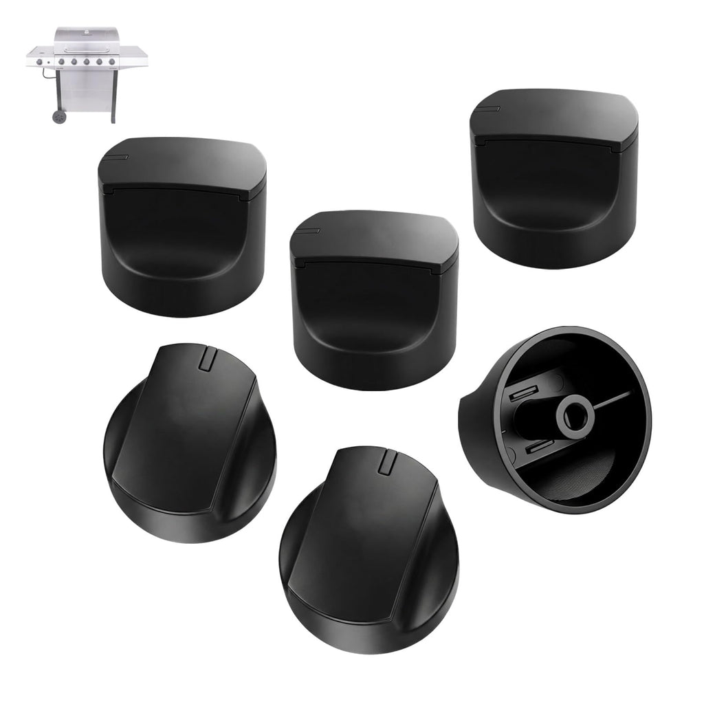 6-Pack Grill Control Knobs for Charbroil Performance Replacement Parts