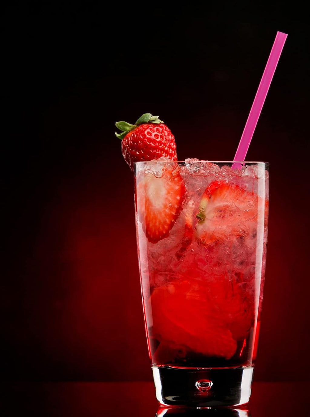500-Pack Plastic Disposable Drinking Straws Individually Wrapped, Neon Colored Straight Party Straws - 7.75" x 0.23"