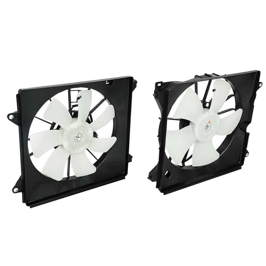Pack of 2 Radiator Cooling Fan Assembly Compatible with Accord 2013-2017