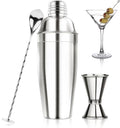 24oz Stainless Steel Cocktail Shaker Set Bartender Kit