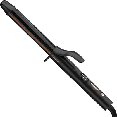 1 Inch Curling Iron, Titanium Ceramic Hair Curler, Fast Heating Curling Wand with 8 Heat Settings with LED Display