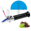 Refractometer for Grape Wine Brewing, Measuring Sugar Content in Original Grape Juice and Predicting The Wine Alcohol