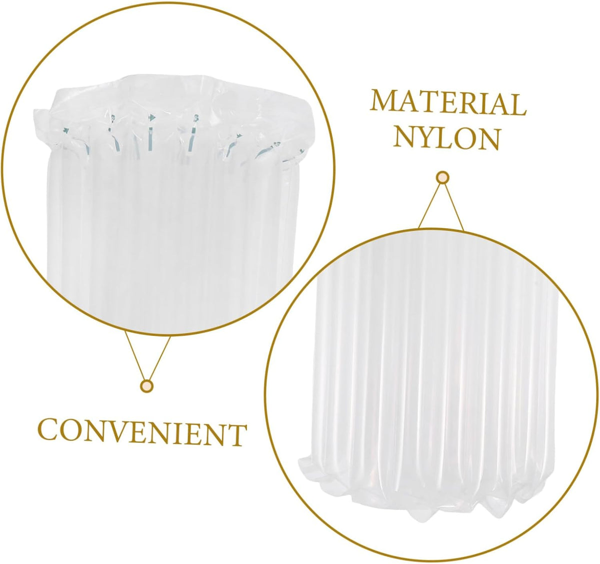 Inflatable Packaging Air Bags 20cm Height Nylon PE Protector for Shipping