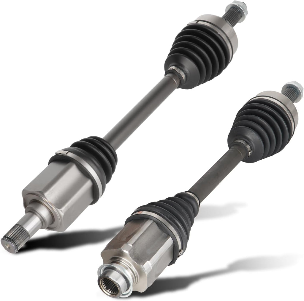 Front Left & Right CV Axle Shaft Assembly Fits for Honda CR-V 2.4 2.4L 2002-2006 (Not for Base, EX-L Models),1 Pair of Driver Passenger Side CV Axle Shaft Assembly, Replace for 66-4206
