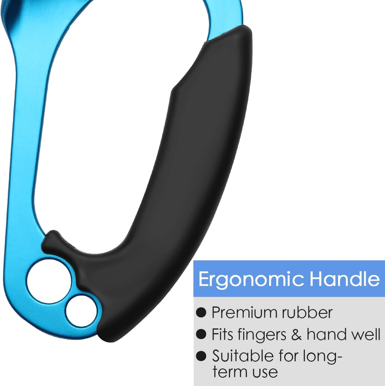 Climbing Hand Ascender for Rock Climbing Arborist (Right and Left) for 8~12 mm Rope
