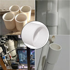5PCS 1-1/4" PVC Pipe Coupling Slip (Socket x Socket) SCH40 White