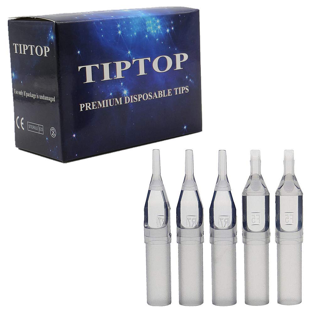 Disposable Tattoo Tip - Autdor 100PCS Disposable Tips Assorted for 3RL 5RL 7RL 9RL 3RS 5RS 7RS 9RS 5M1 7M1 Tattoo