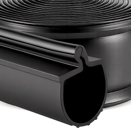 20Ft Garage Door Seal P-Bulb Bottom Seal Garage Door Rubber Bottom Seals