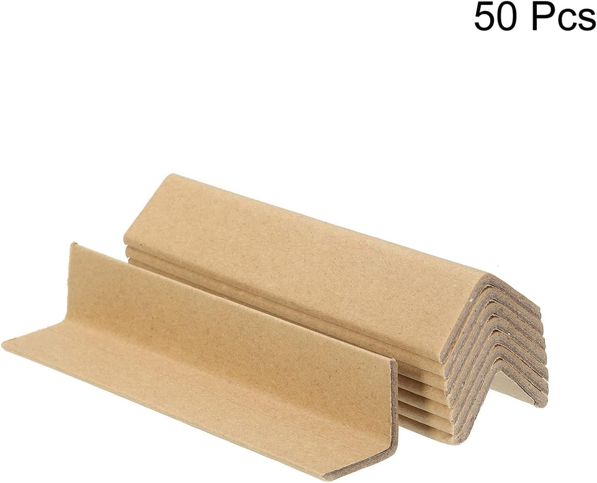Adjustable Cardboard Corner Protector Package Frame Protectors l Shaped 80x30mm Thick 3mm for Art, Packing, Shipping