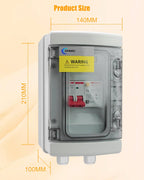 50A GFCI SPA Panel Disconnect Switch with Surge Protection Circuit Breaker