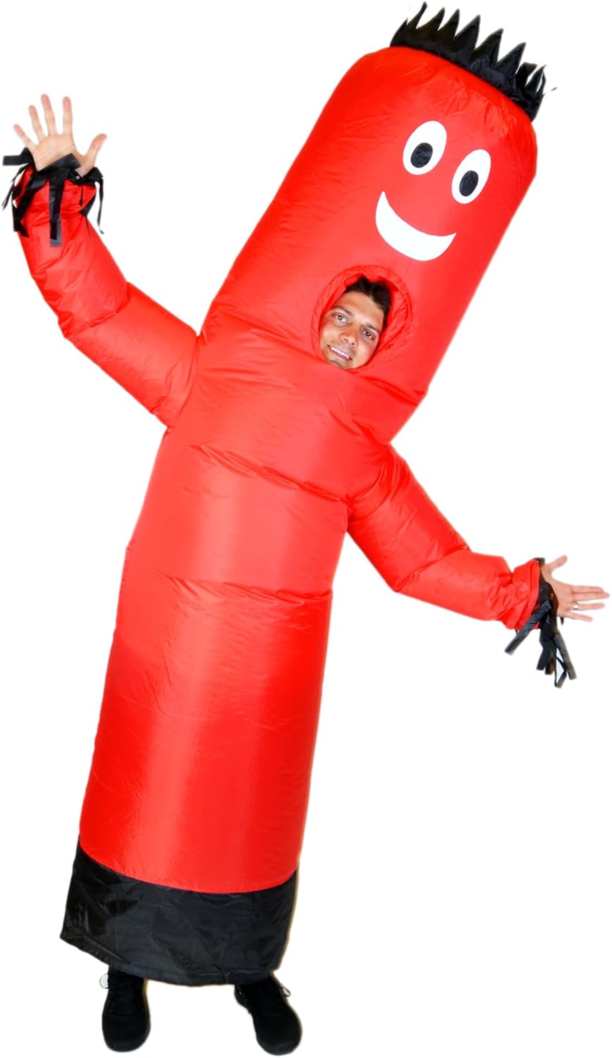 Inflatable Tube Man Costume Multi-Packs - Wacky Wavy Arm Guy Funny Inflatable Halloween Costume for Adults