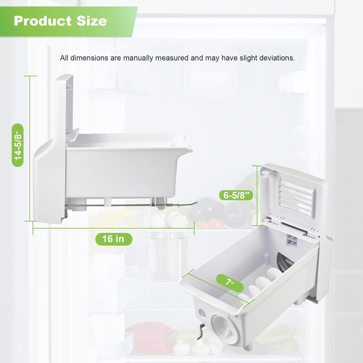 DA97-08223D Ice Bucket Assembly Compatible with Samsung Refrigerator