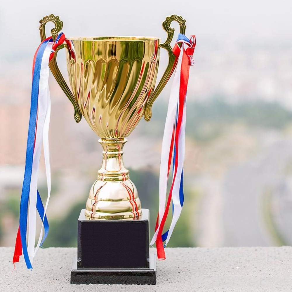 Trophy Cup - Large Trophy,Gold Award for Sports,Tournaments,Competitions,Soccer Football League Match Trophy,Other