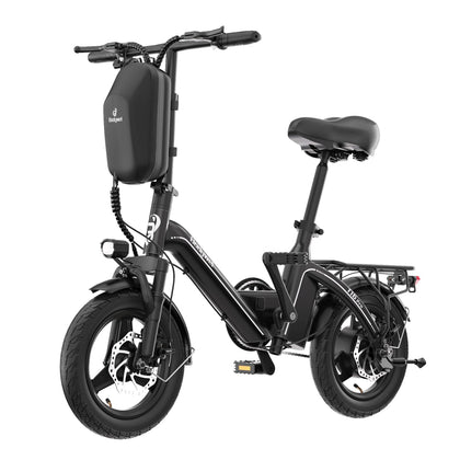 Foldable Electric Bike for Adults Teens 400W Motor, 14" Mini E-Bike 20MPH Max Speed & 25 Miles Long Range, 36V 10Ah