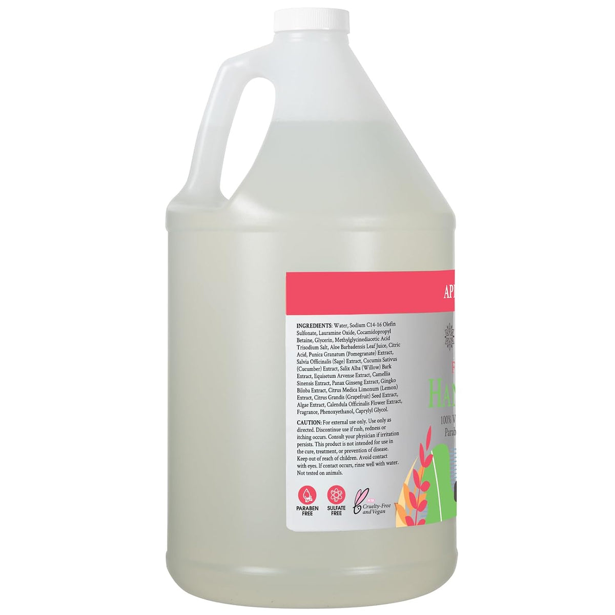 Botanicals Foaming Hand Soap, 128oz, Apple Pear