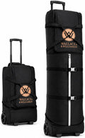 Golf Travel Bag with Wheels – Padded Airline-Approved Golf Club Travel Cover, Heavy-Duty Soft Sided Flight Bag with