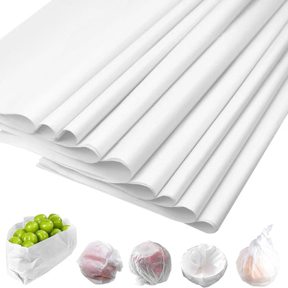200 Sheets 15 x 20 inch Unbuffered Acid Free Tissue Paper for Storage | White Acid Free Archival Tissue Paper, No