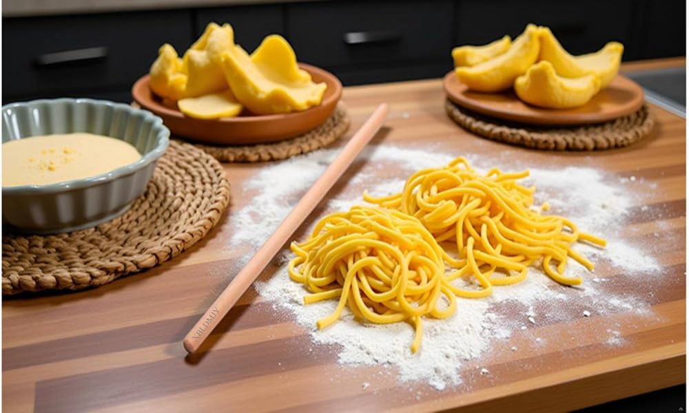 Extra Long Pasta Rolling Pin, 35.03×1.38inch/89×3.5cm