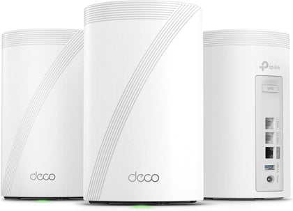 Deco 7 Pro BE14000 Tri-Band Wi-Fi 7 Whole Home Mesh System | 8-Stream 14 Gbps | 10 WAN/LAN Port | Up to 8100 Sq.ft