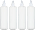 Condiment Squeeze Bottles, 16 OZ Empty Squirt Bottle with Twist Top Cap, Leak Proof - Great for Ketchup, Mustard