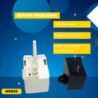 WSRXG Refrigerator Compressor Relay Start Capacitor 5SP15R319LFM WP2304885 Genuine OEM Replacement