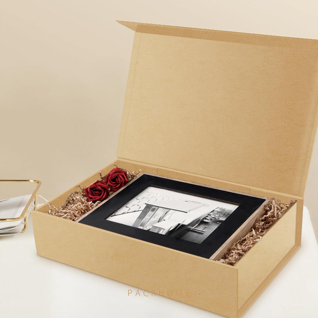 Extra Large Kraft Gift Box Magnetic Lid 17.5x11.3x4.3in