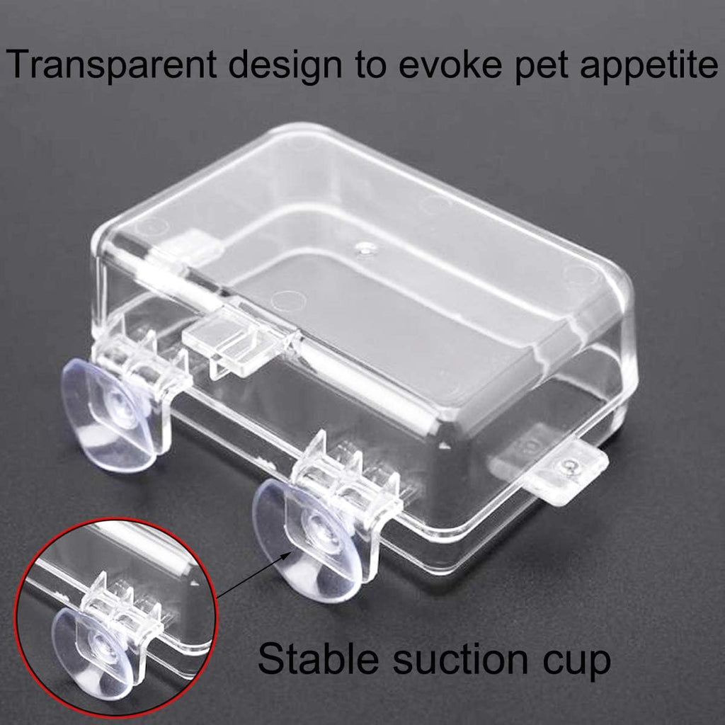 2 Pcs Chameleon Bowl, Reptile Feeding Food, Water Dish Gecko Worm Feeder Anti-Escape Chameleon Supplies Accessories