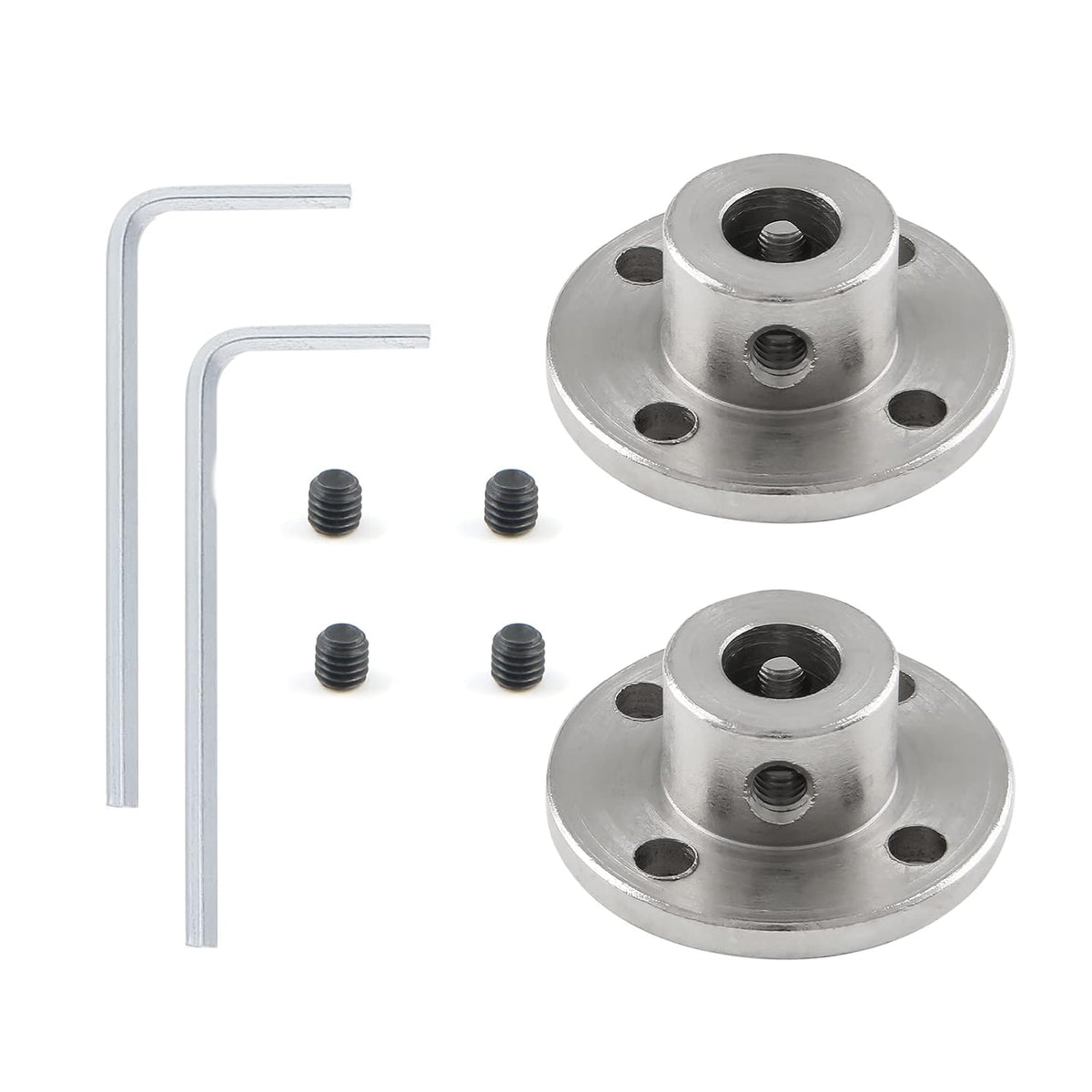 8mm Flange Shaft Coupling, 4 PCS