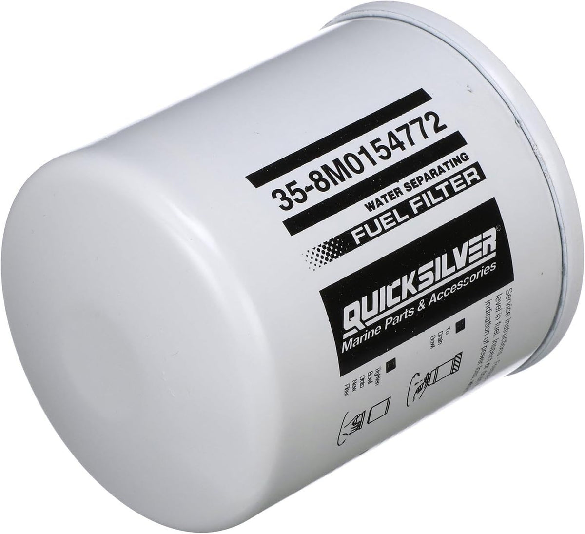 Quicksilver Water Separating Fuel Filter for Johnson & Evinrude Outboards