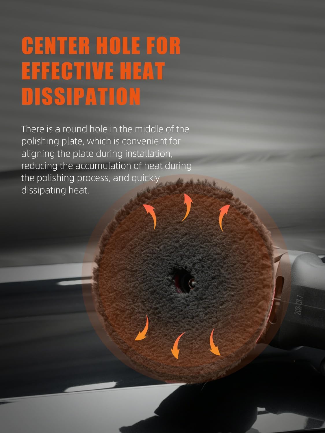 Microfiber Polishing Pad, 2Pcs 5Inch 125mm Pads Microfiber Cutting Disc Finishing Disc with Hook & Loop Backing for