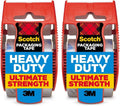 Heavy Duty Shipping Packing Tape, Clear, Shipping and Packaging Supplies, 1.88 in. x 27.7 yd., 1 Tape Roll with