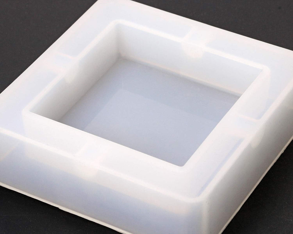 Ashtray Mould, Silicone Molds, Square Mold for Resin, Casting Mold Ashtray, Mold for Resin Casting DIY Art Craft