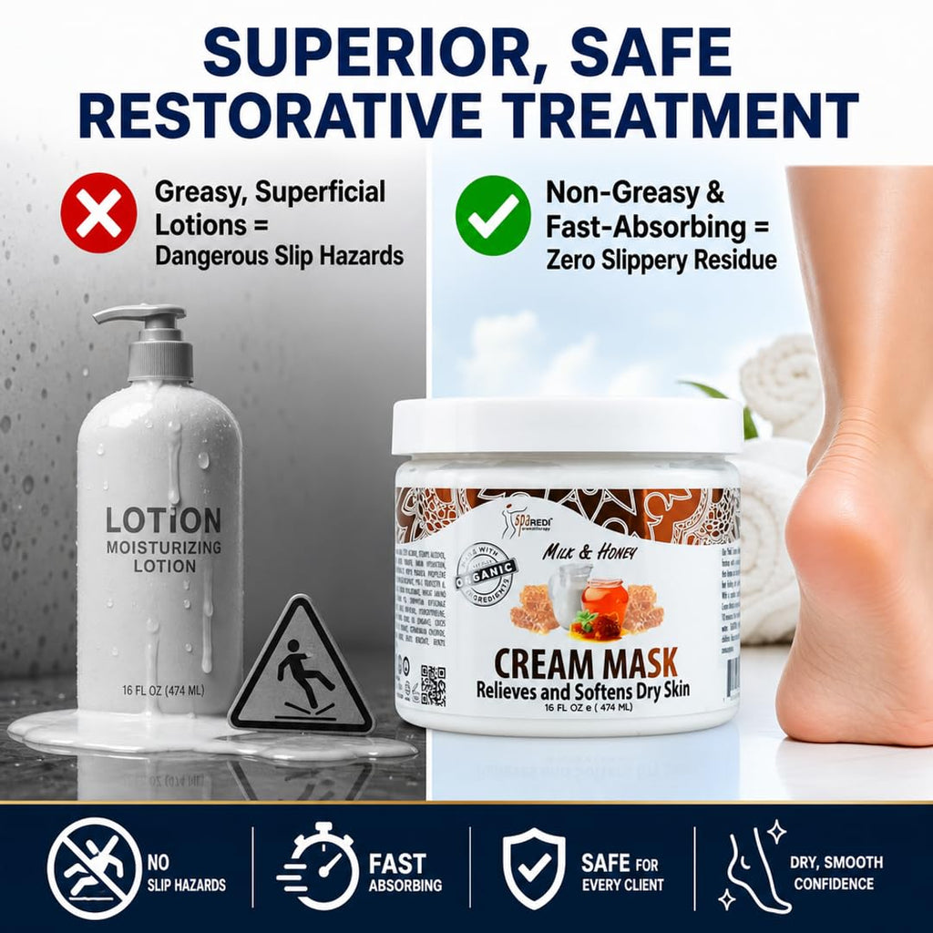 Foot Repair Mask – Hyaluronic Acid Callus Treatment for Cracked Heels & Dry Skin | Pumice & Amino Acid Blend |