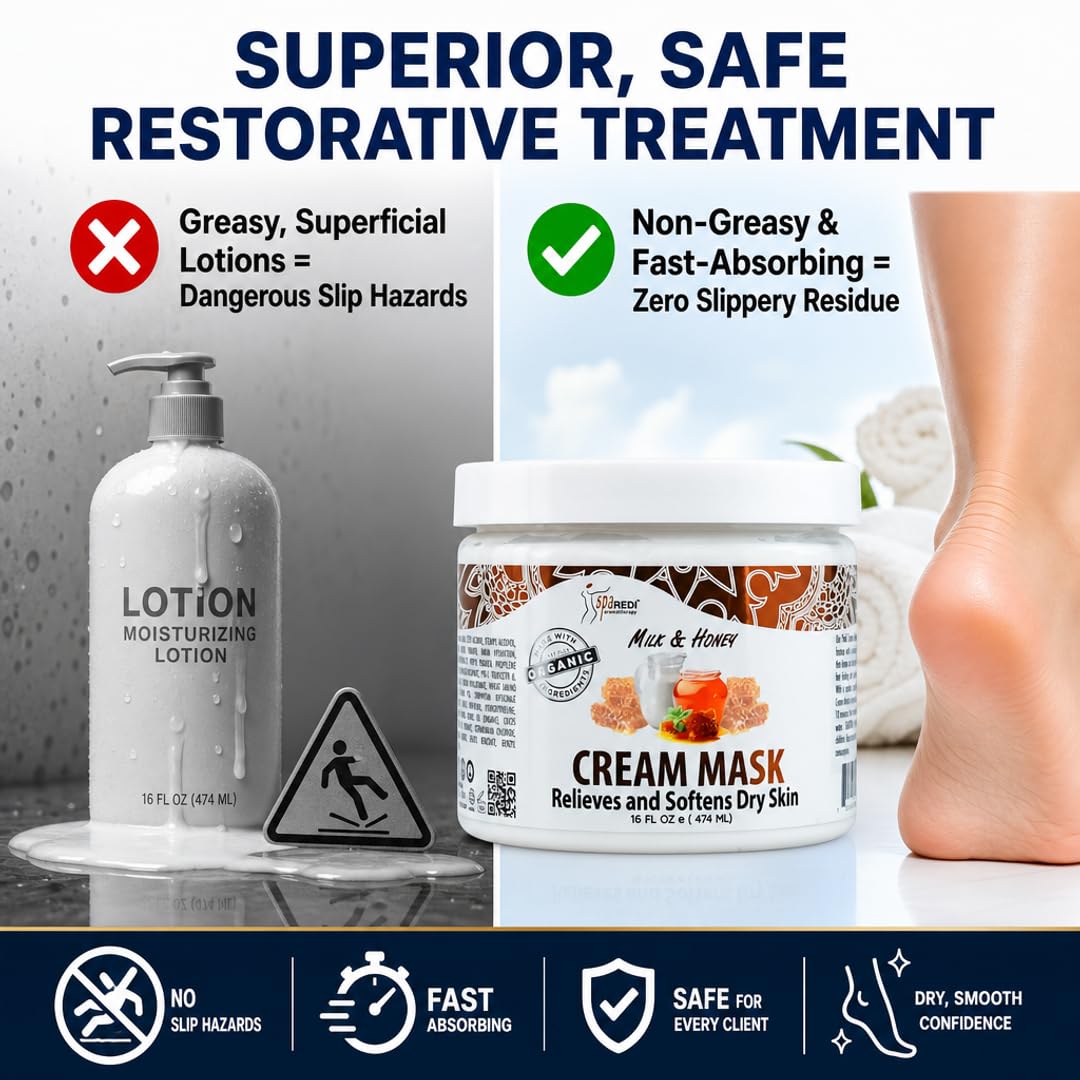 Foot Repair Mask – Hyaluronic Acid Callus Treatment for Cracked Heels & Dry Skin | Pumice & Amino Acid Blend |