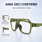 VETRA X Z87+ Photochromic Safety Glasses UV400 Side Shield (NeoShift)