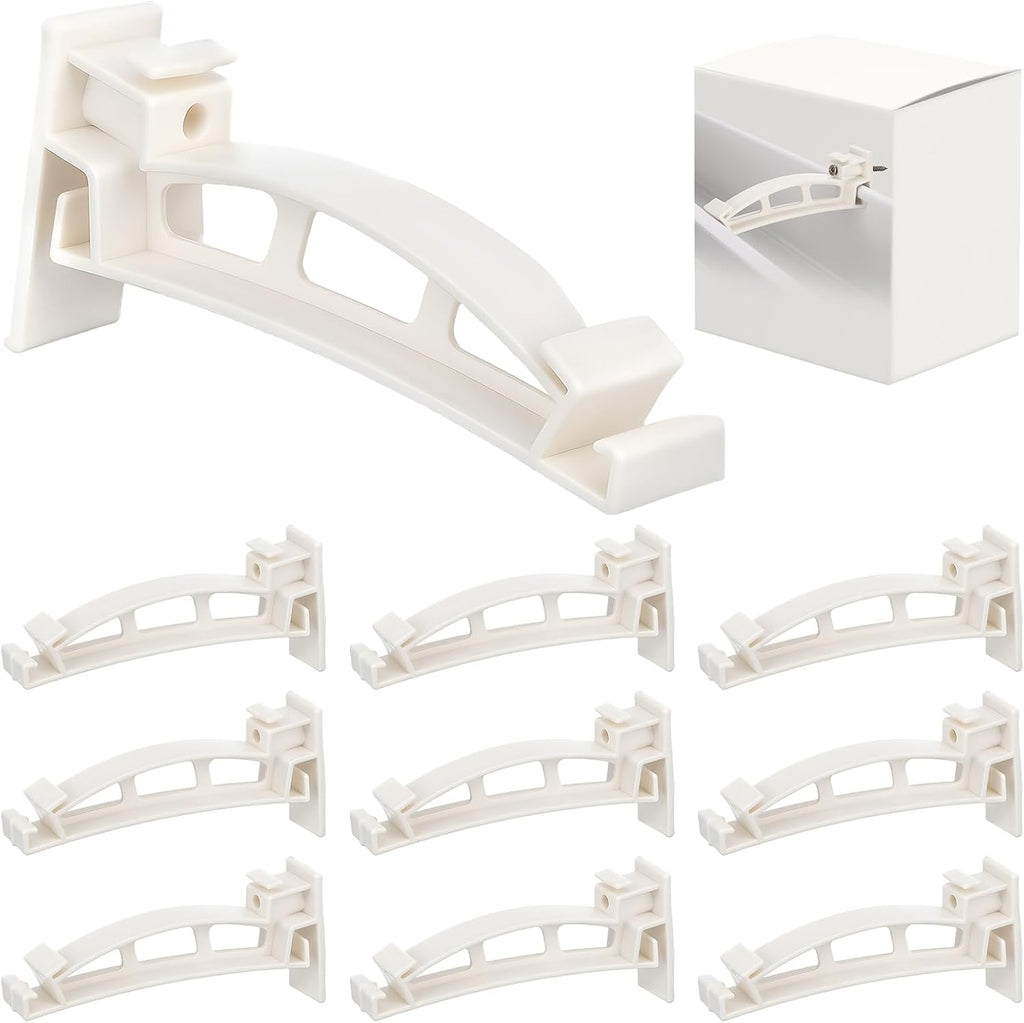 10 Pack 5" Gutter Hangers K-Style Hidden Roof Gutter Support Bracket