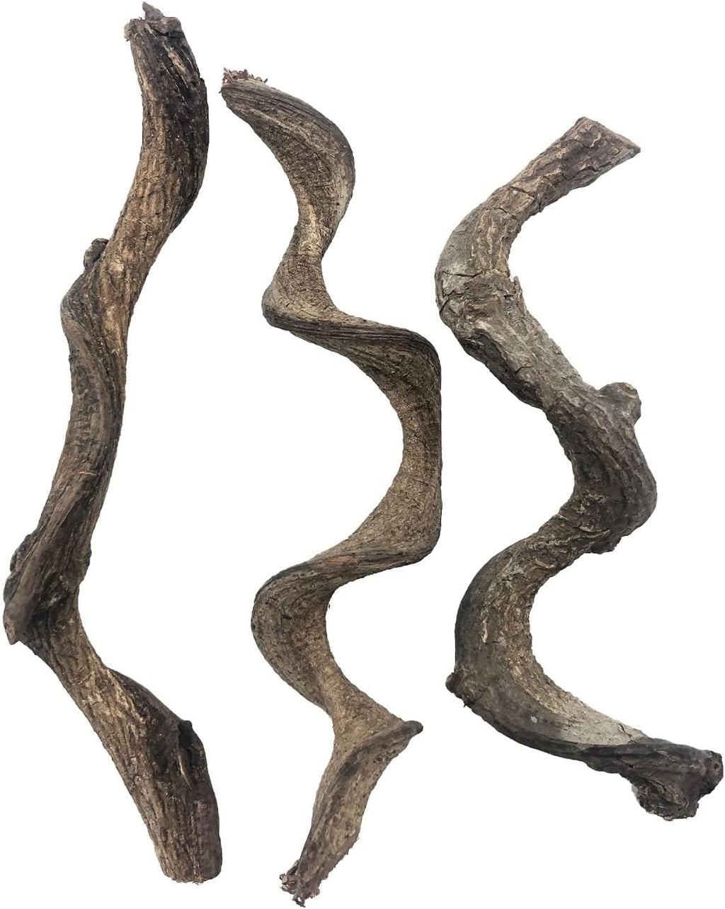 Reptile Decor 3PCS Natural Forest Branch Terrarium Habitat Decoration Lizard Climbing Tree Branch for Bearded Dragon