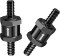 EVIL ENERGY 1/4" Fuel Check Valve One Way Inline Non Return, Black 6mm OD